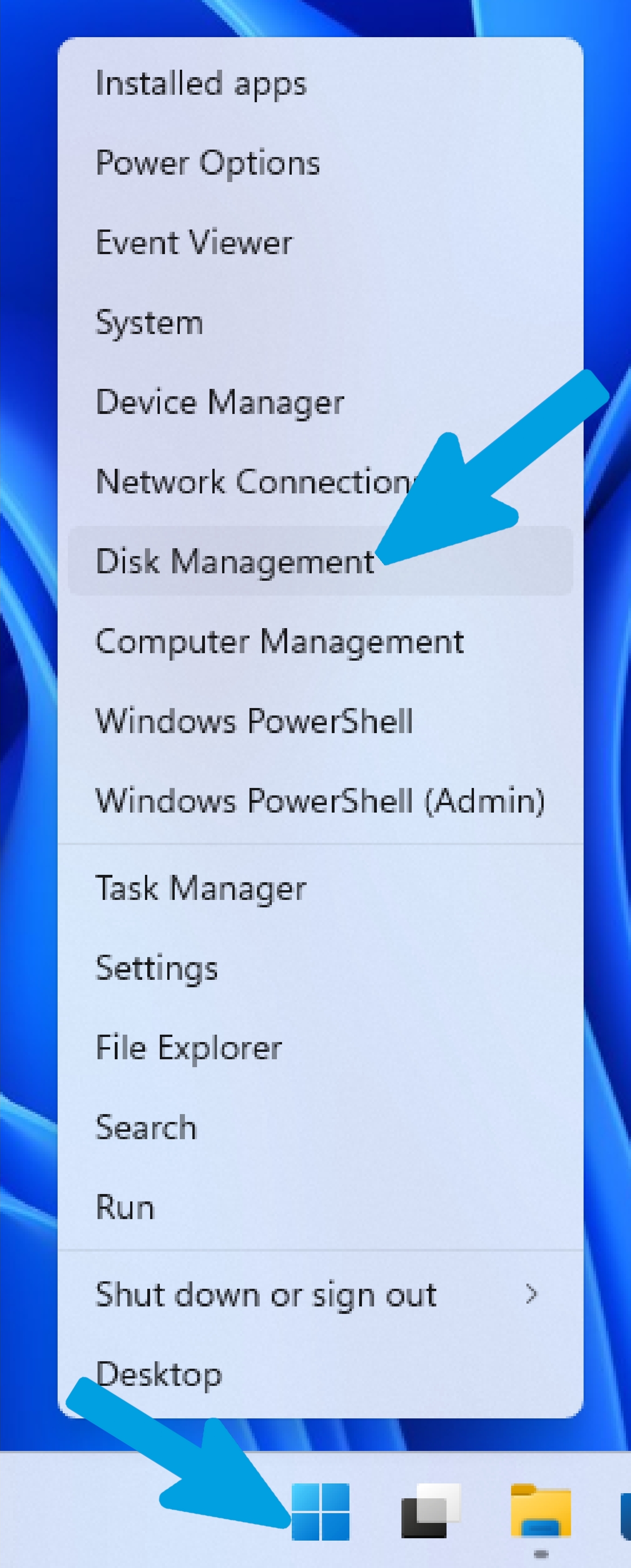 Step 1: Open Disk Management