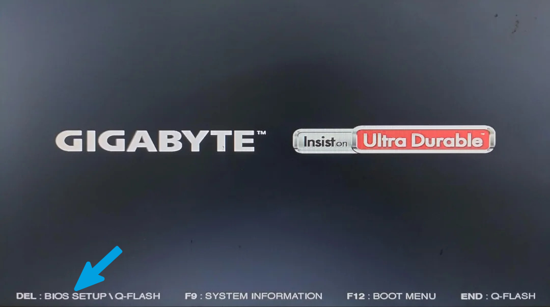 Motherboard Brand Screen / BIOS Key